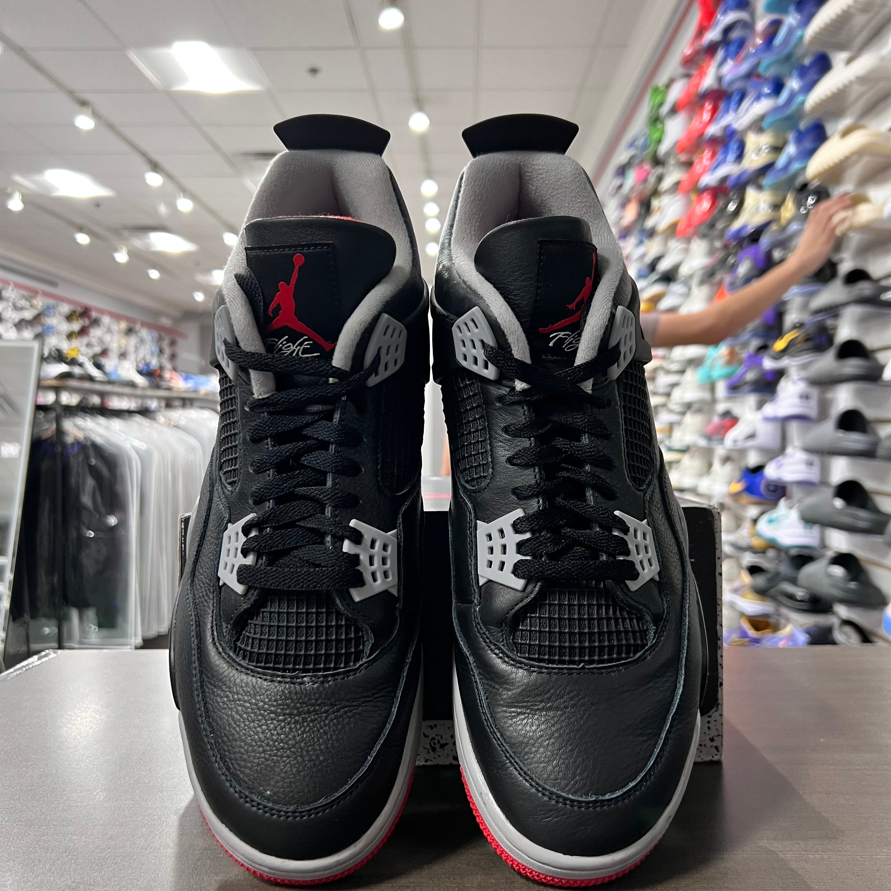 Jordan Retro 4 Mens Bred Reimagined (Lightly Worn+Replacement Box)