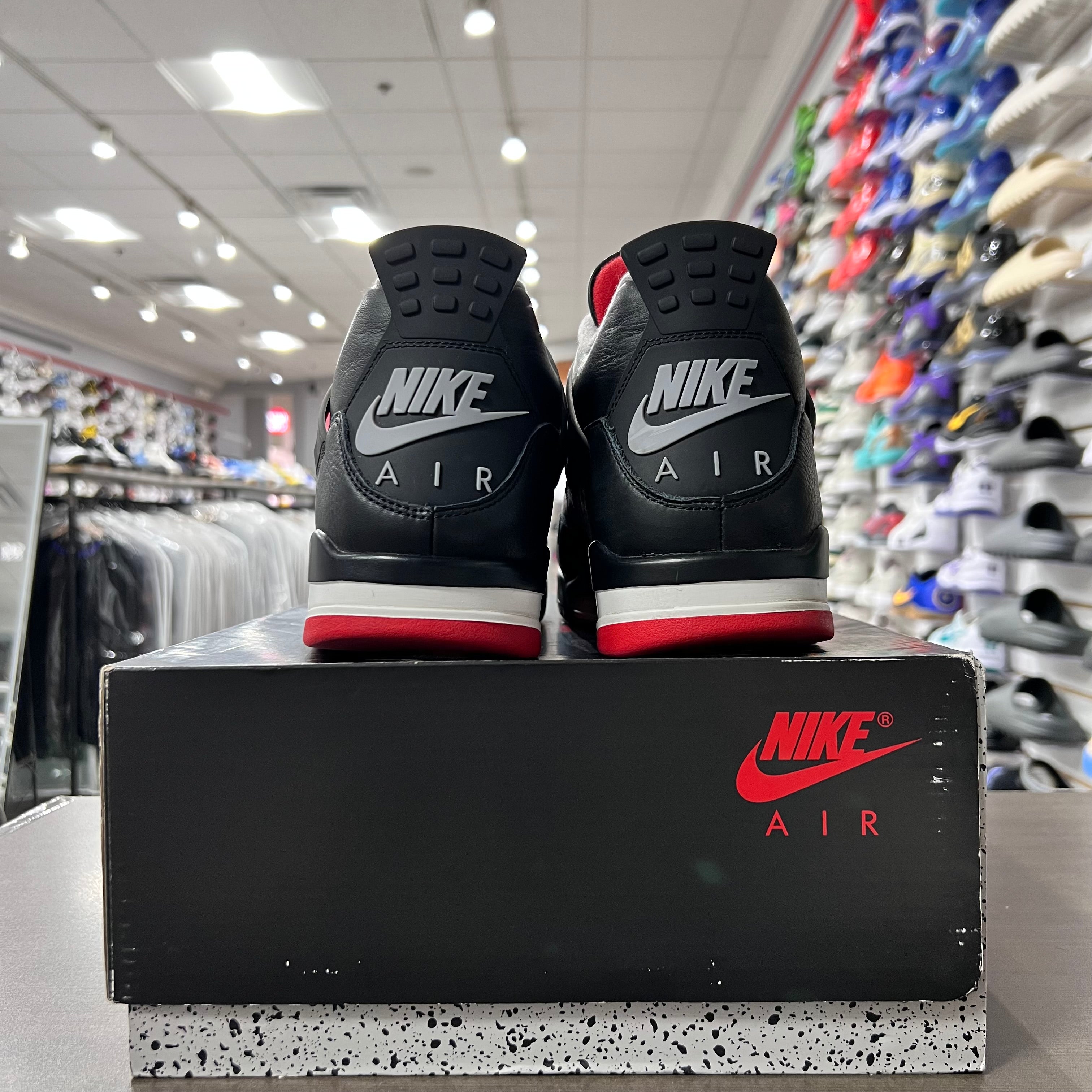 Jordan Retro 4 Mens Bred Reimagined (Lightly Worn+Replacement Box)