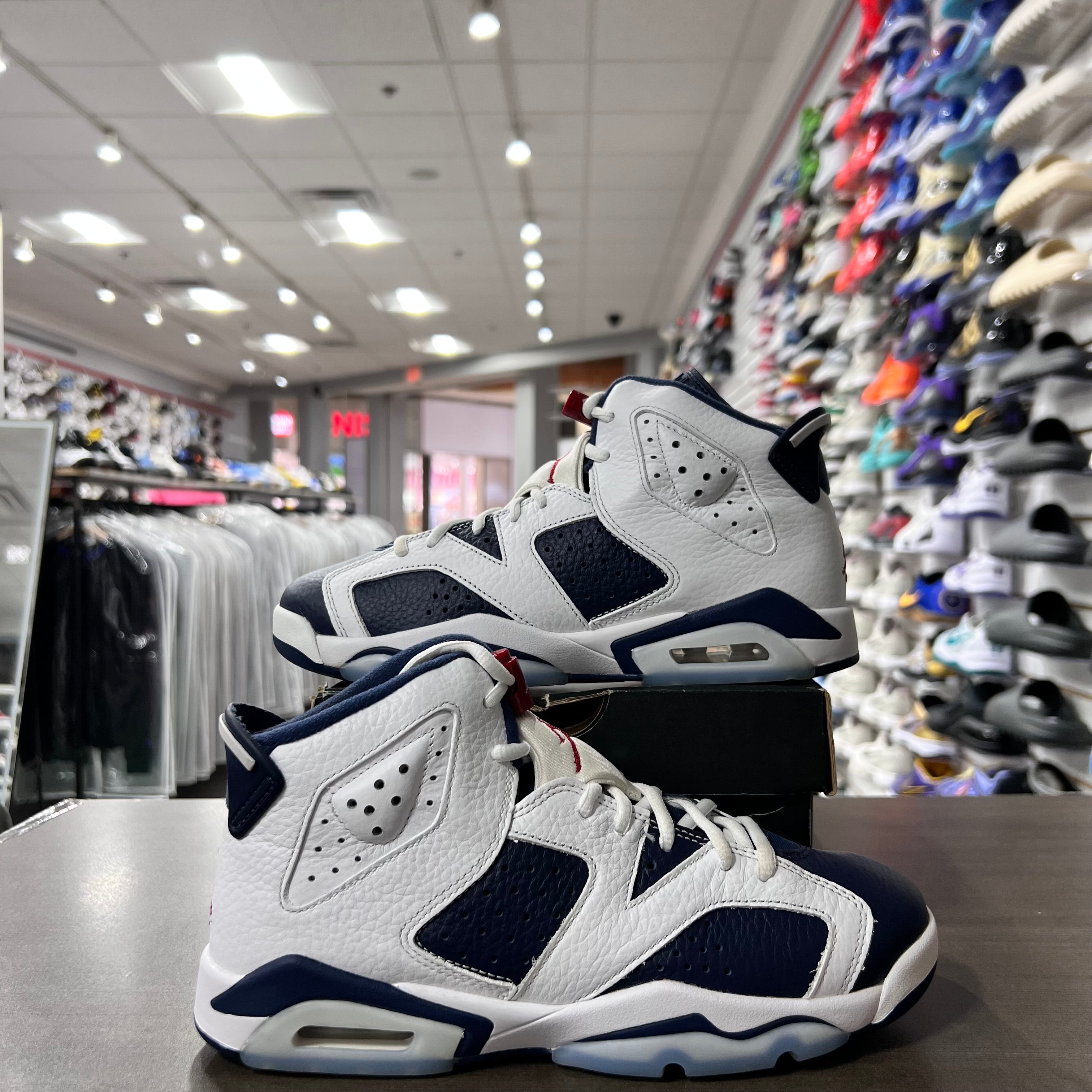 Jordan Retro 6 Gs Olympic (Lightly Worn+Replacement Box)