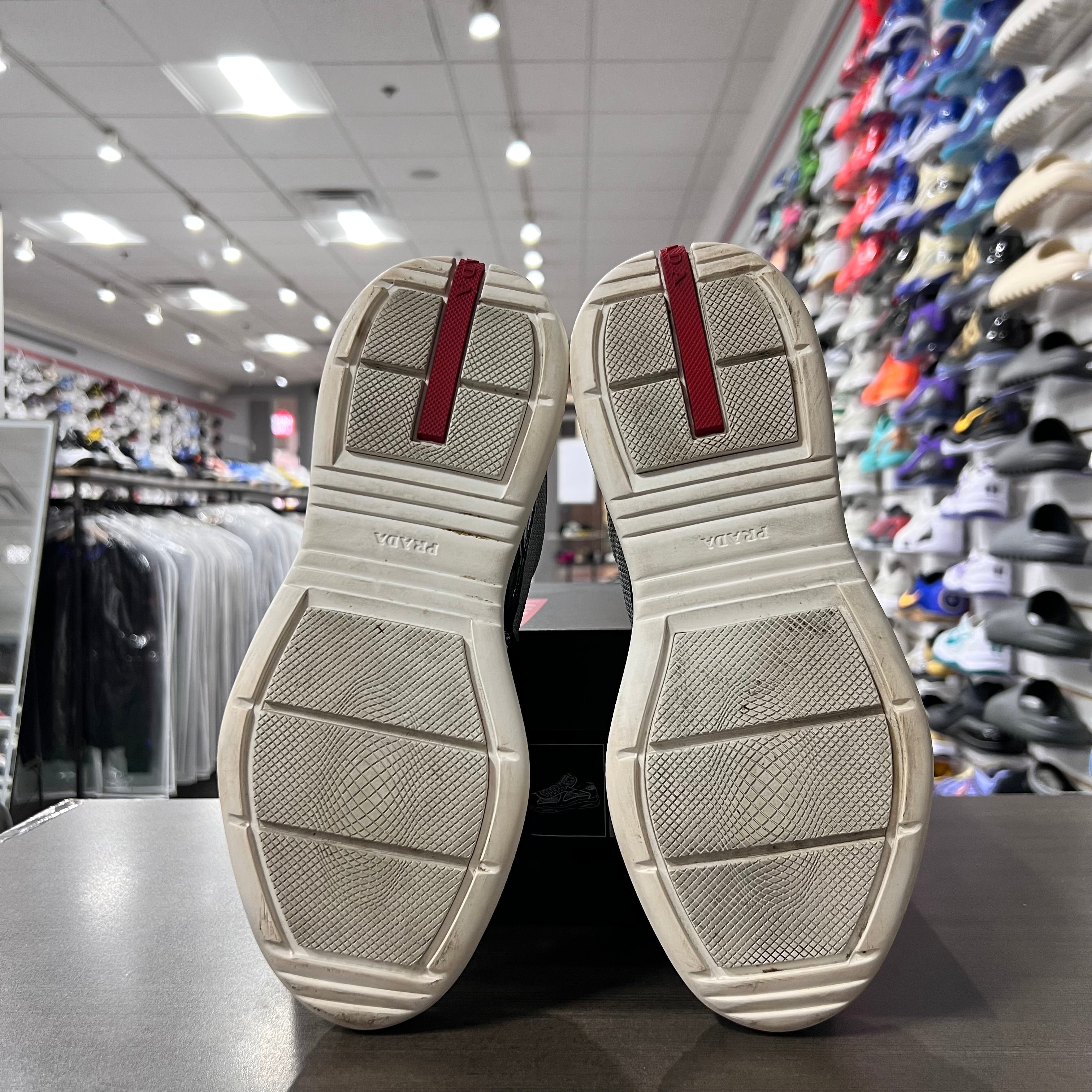 Prada Americas Cup Low Top Sneaker Black Cream (Lightly Worn)