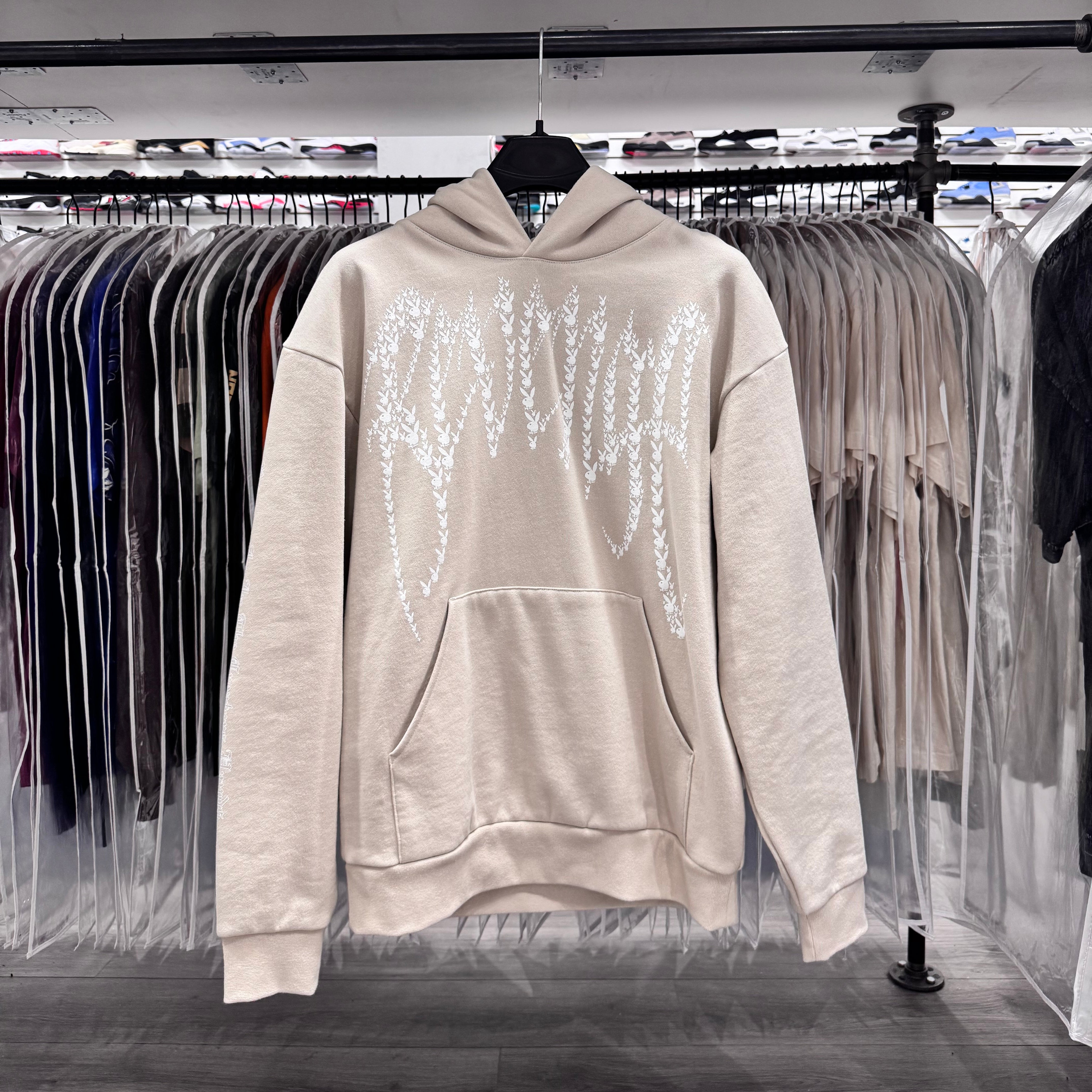 Revenge Playboy Hoodie Sand