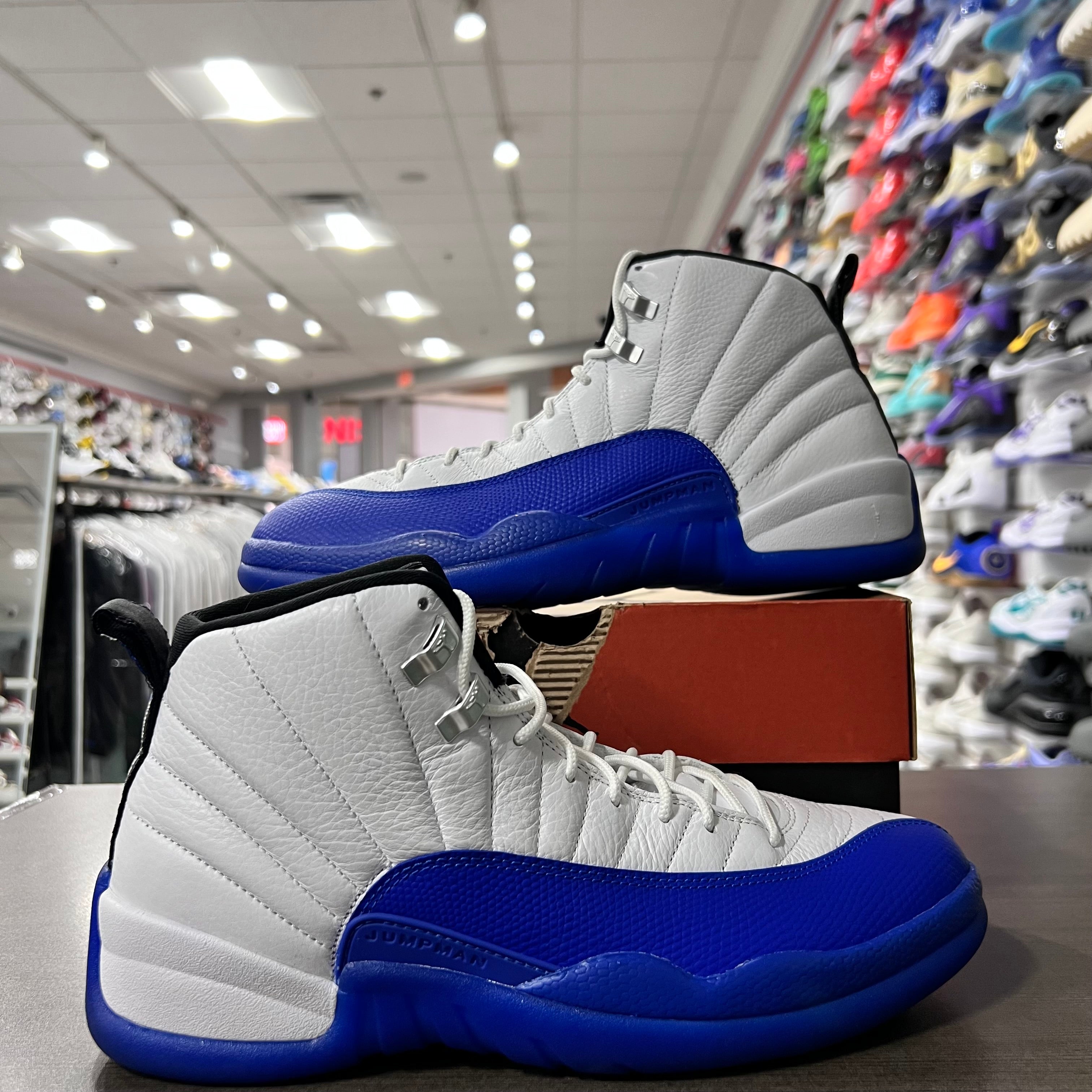 Jordan Retro 12 Mens Blueberry (Lightly Worn)