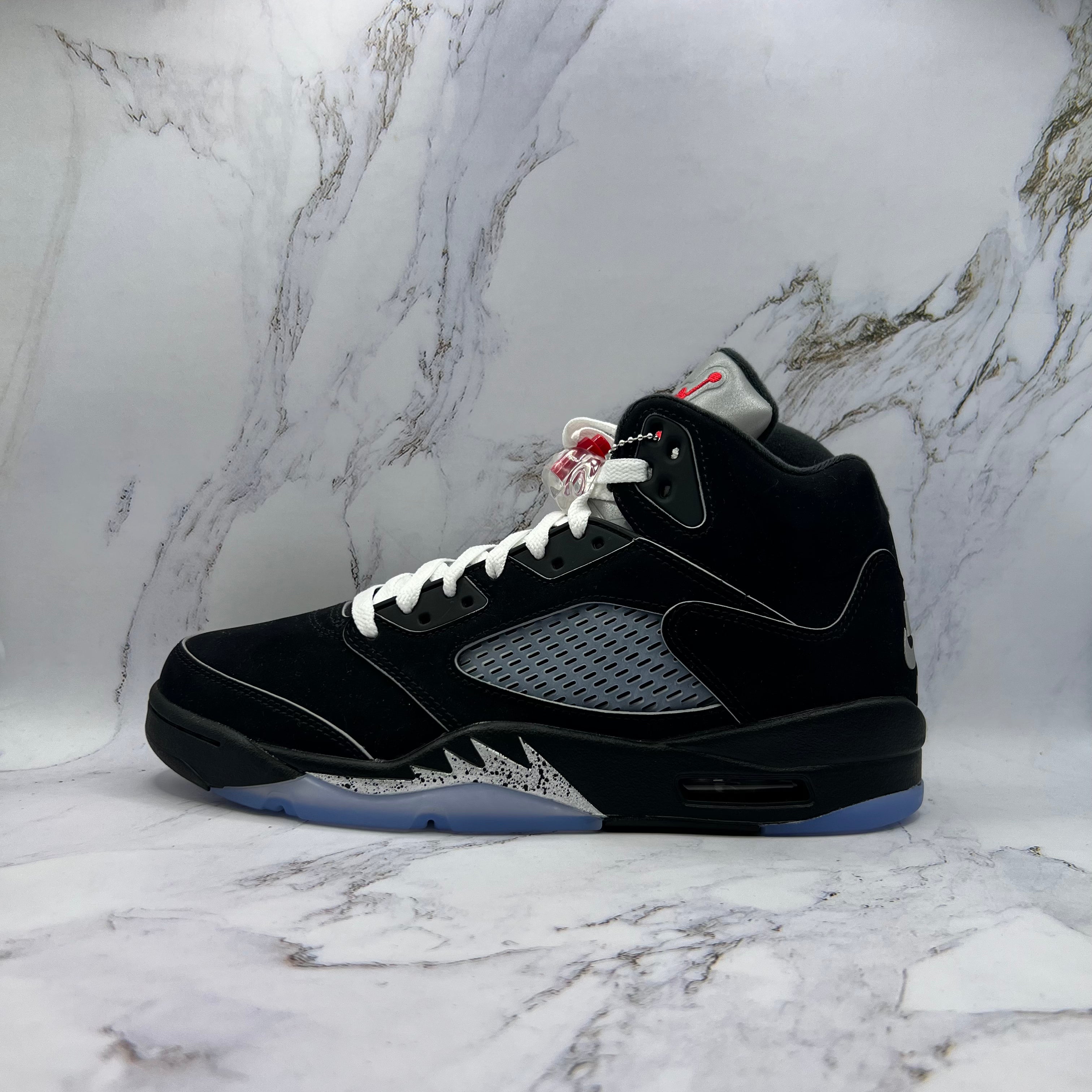 Jordan Retro 5 Mens Black Metallic Reimagined
