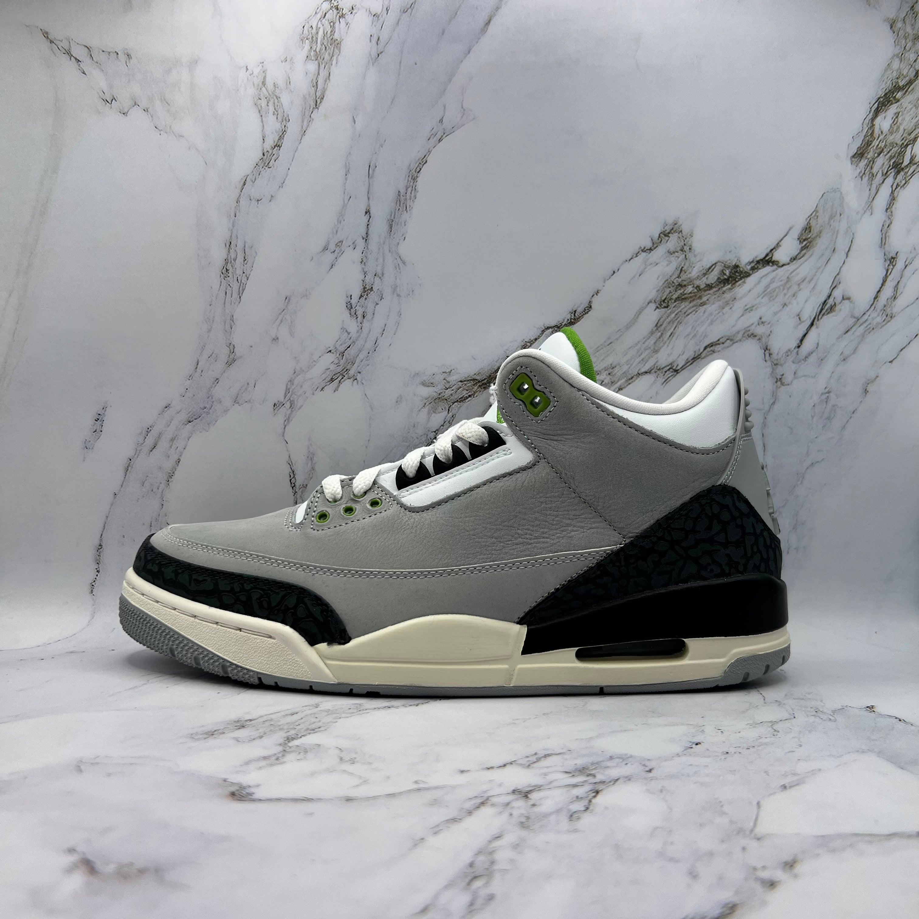 Jordan Retro 3 Mens Chlorophyll