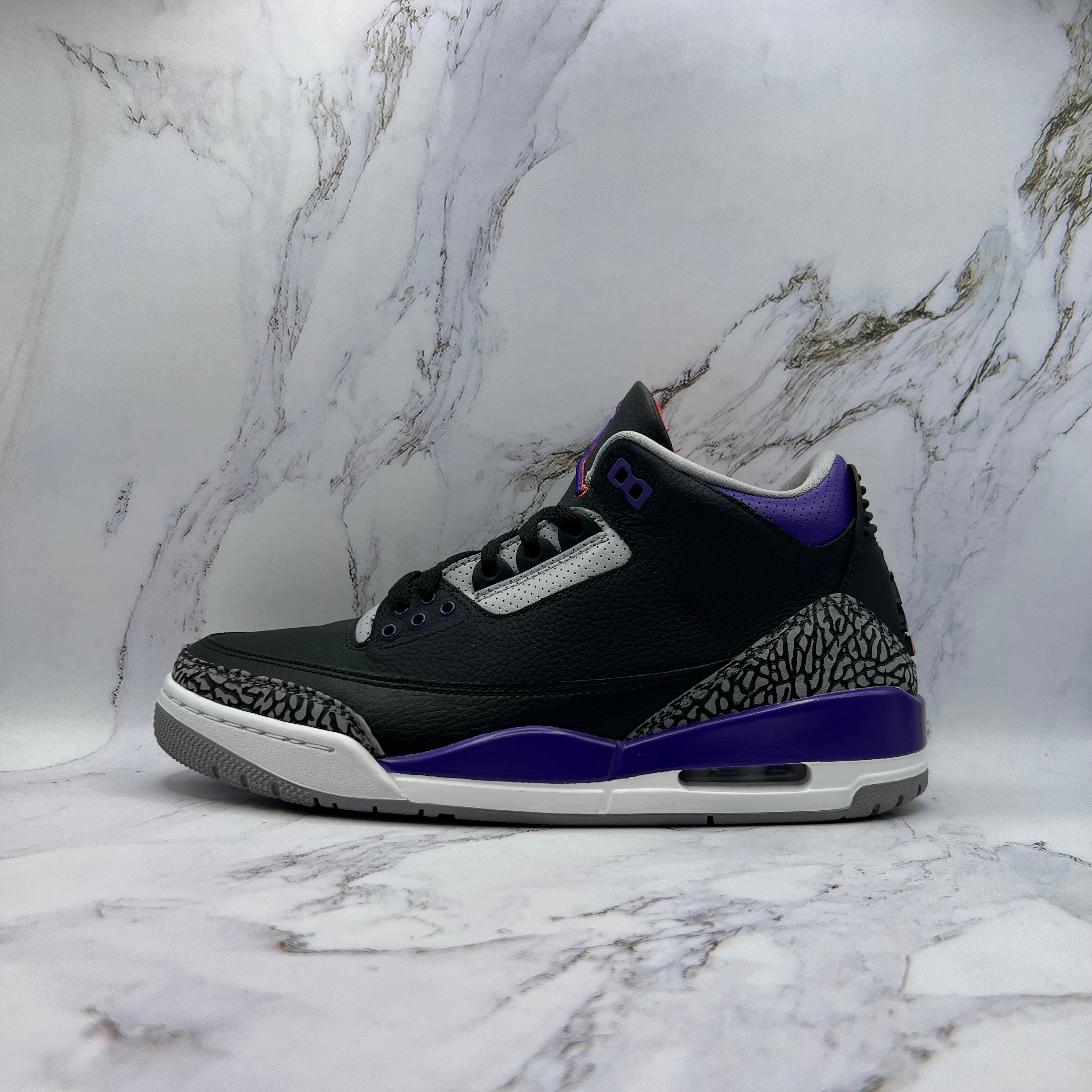 Jordan Retro 3 Mens Court Purple