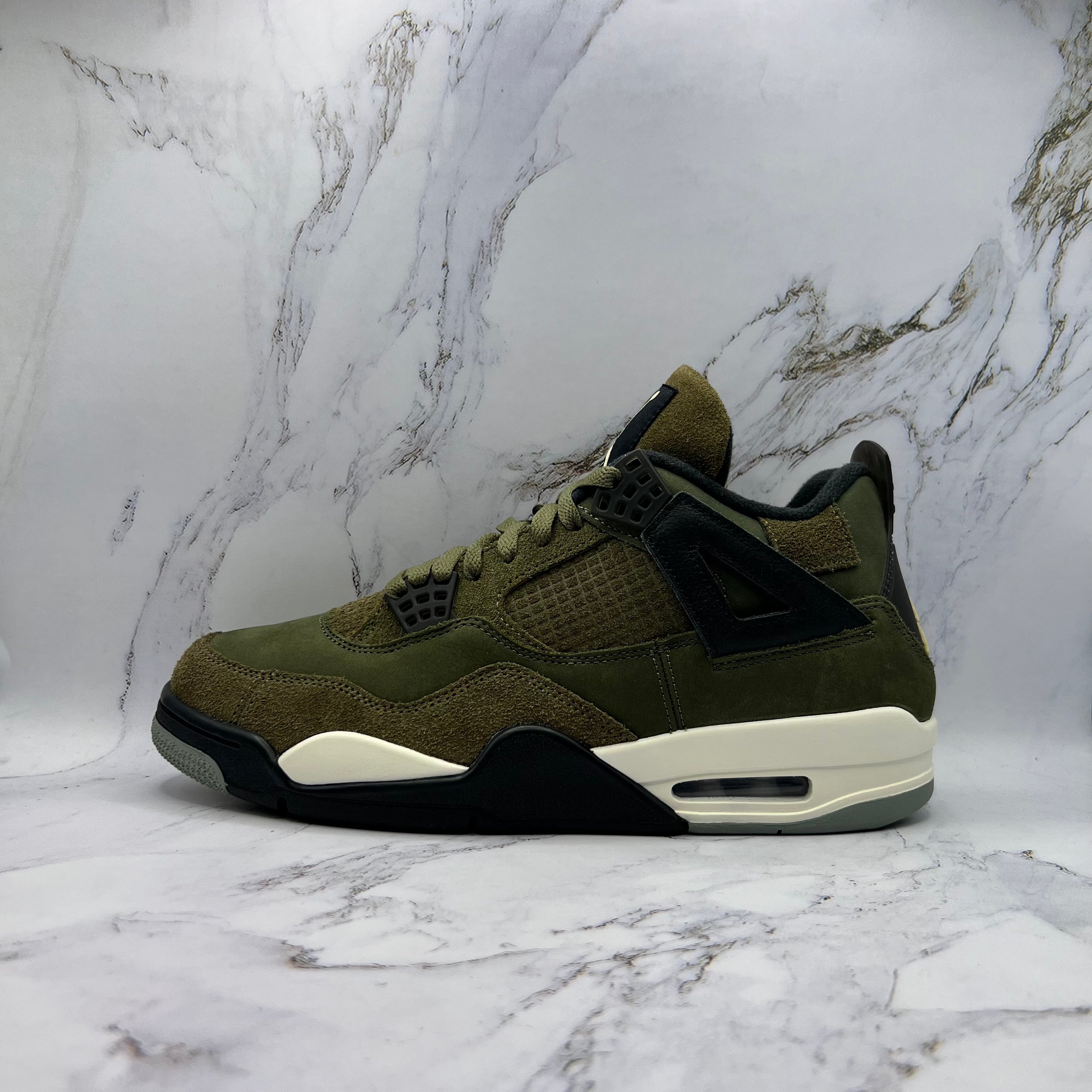 Jordan Retro 4 Mens Craft Olive