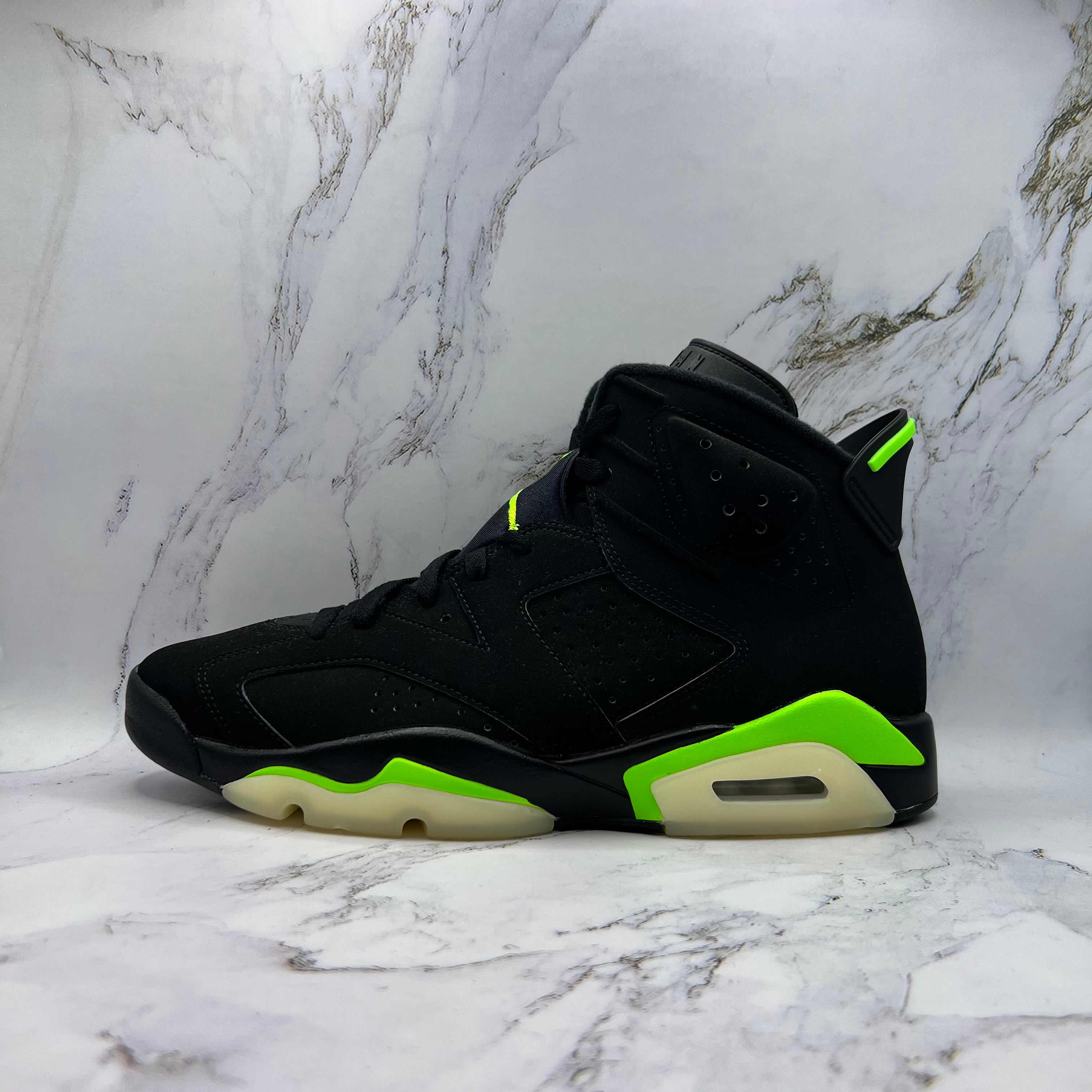 Jordan Retro 6 Mens Electric Green (Replacement Box)