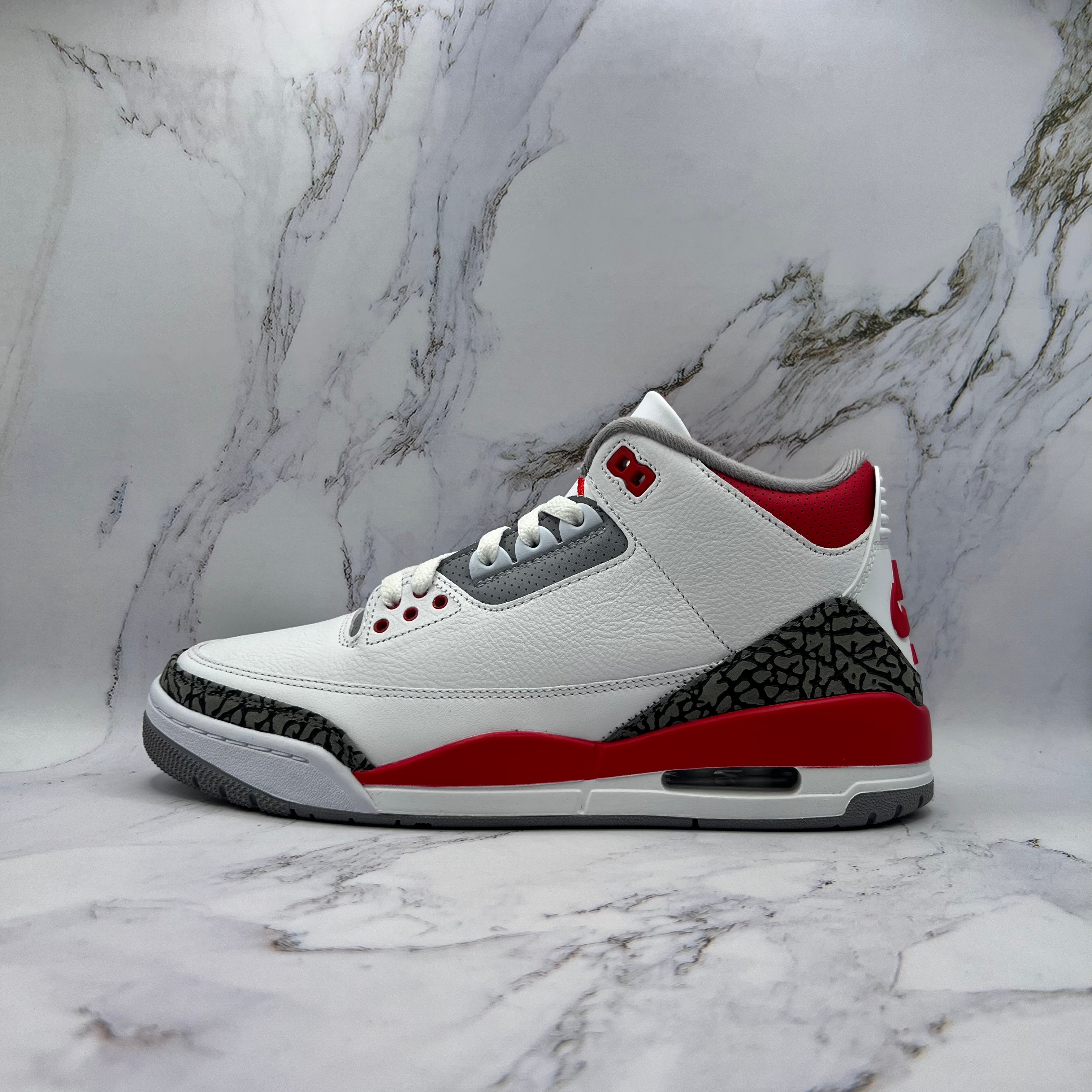 Jordan Retro 3 Mens Fire Red