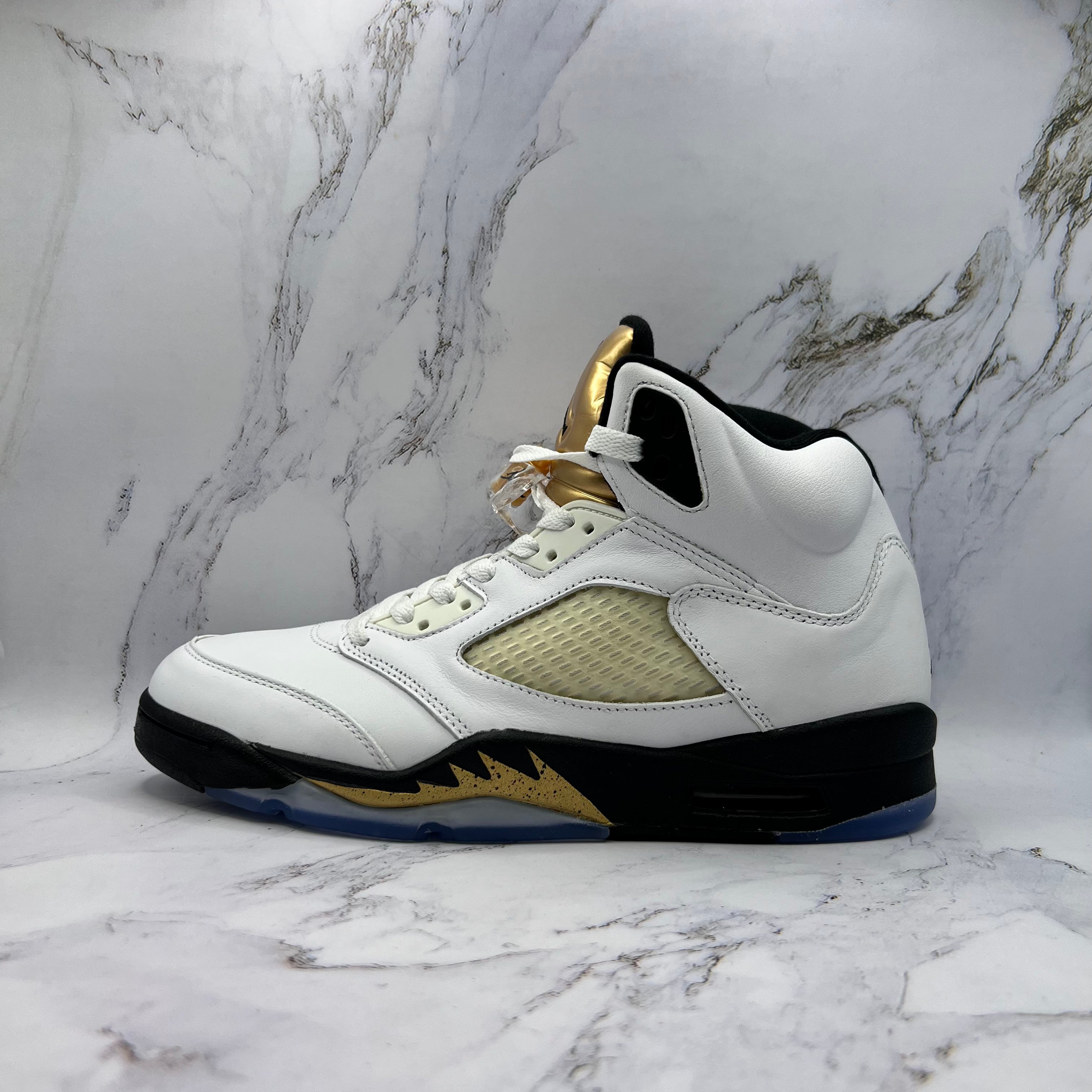Jordan Retro 5 Mens Gold Medal