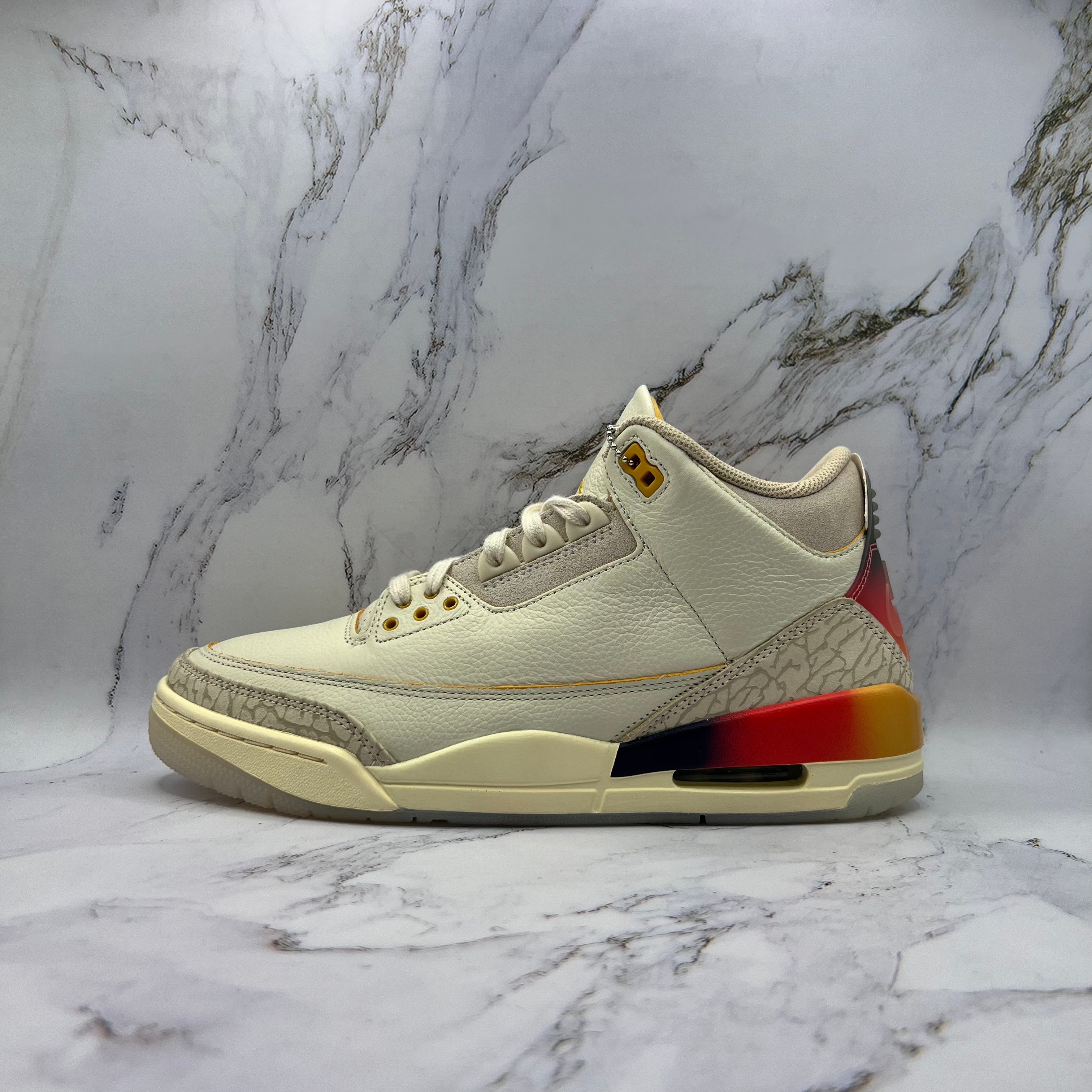 Jordan Retro 3 Mens J Balvin Medellin Sunset