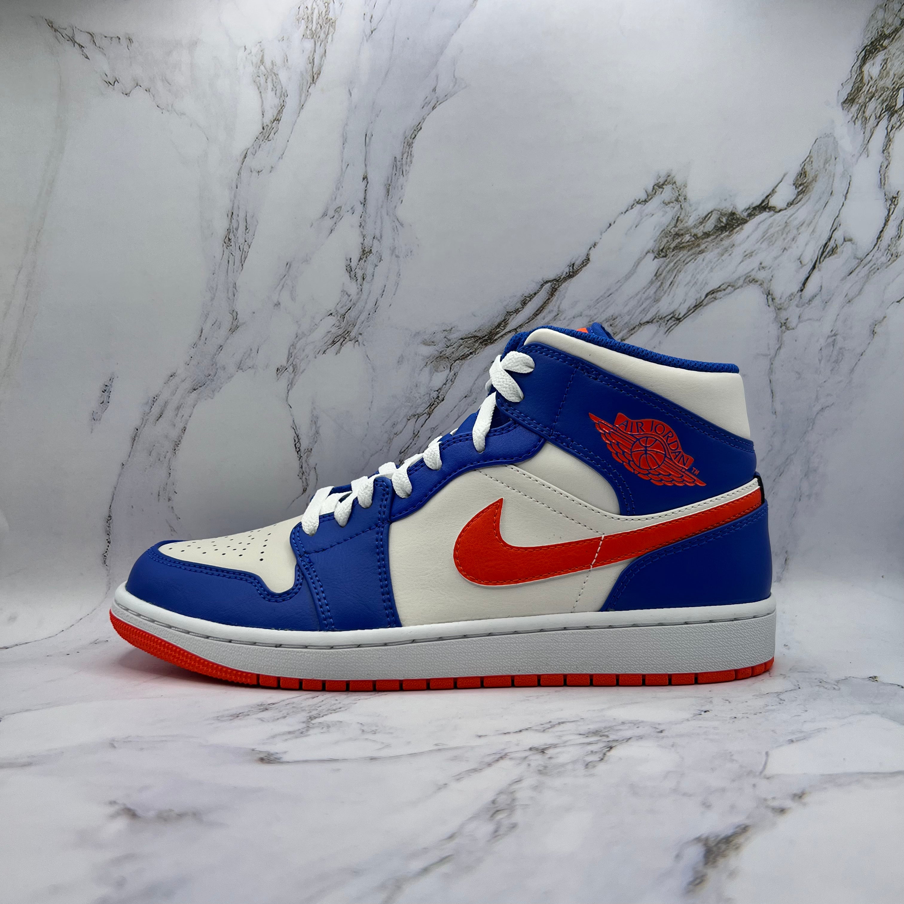 Jordan 1 Mid Mens Knicks