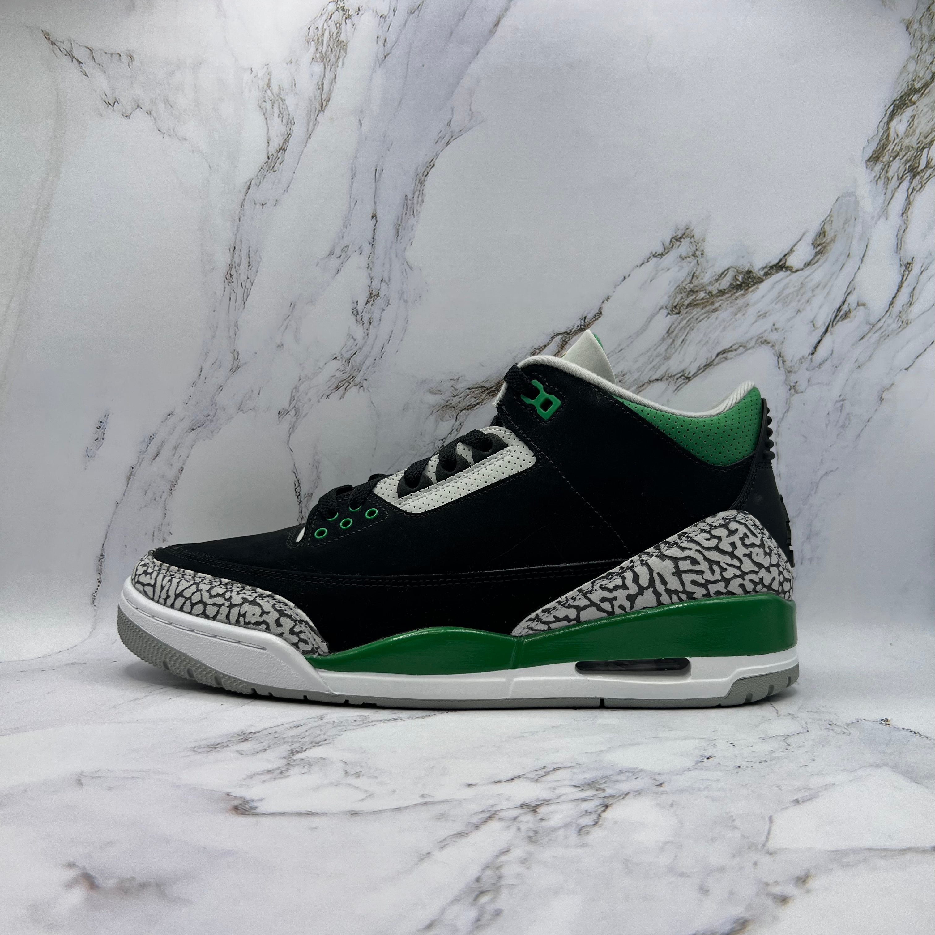 Jordan Retro 3 Mens Pine Green