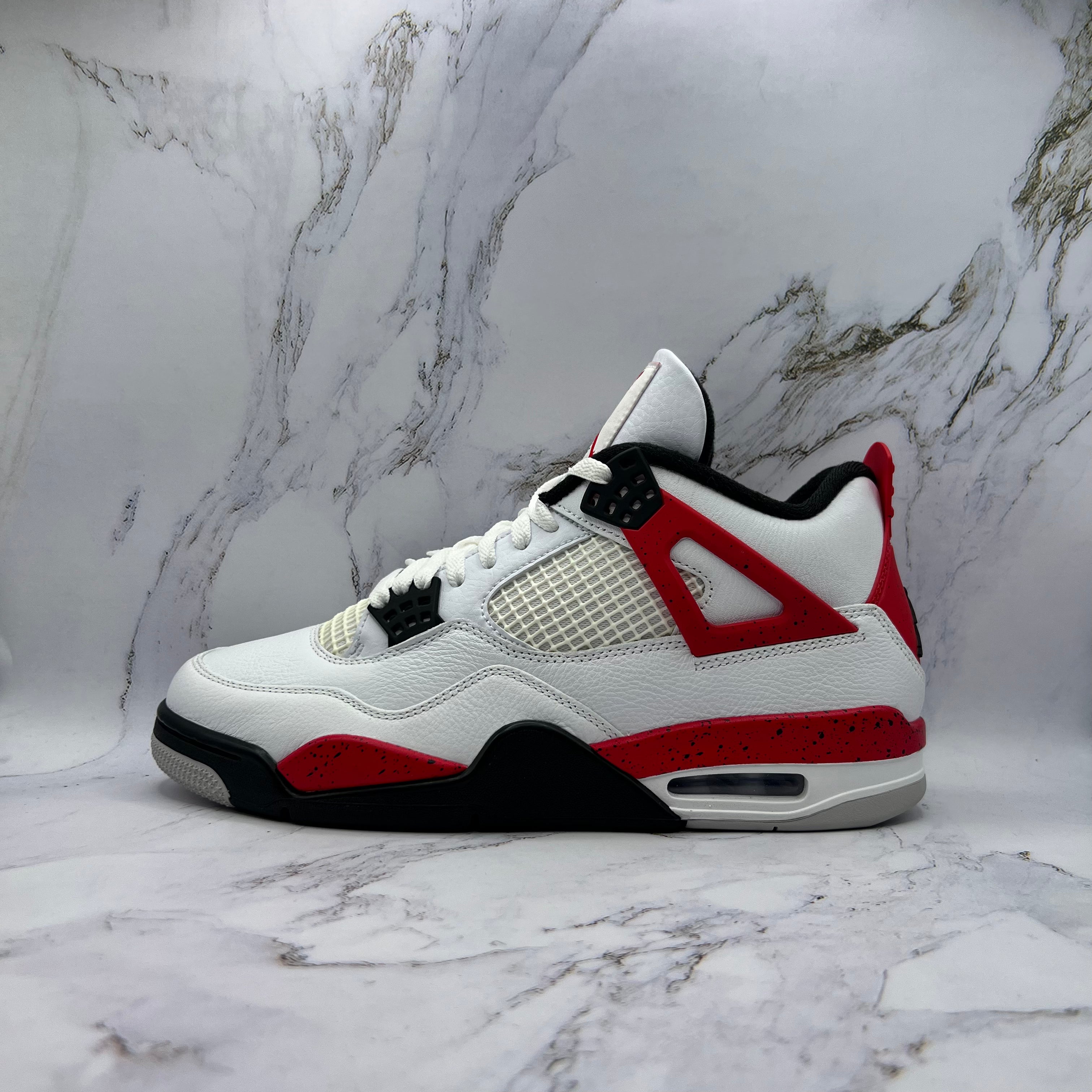 Jordan Retro 4 Mens Red Cement