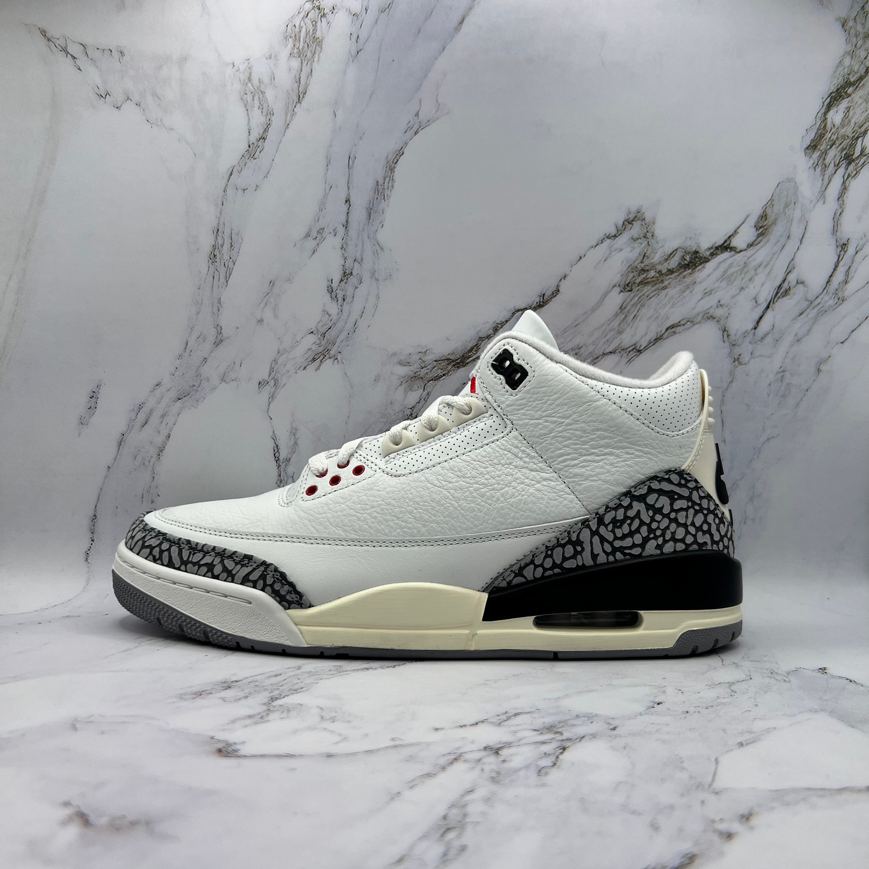 Jordan Retro 3 Mens White Cement Reimagined