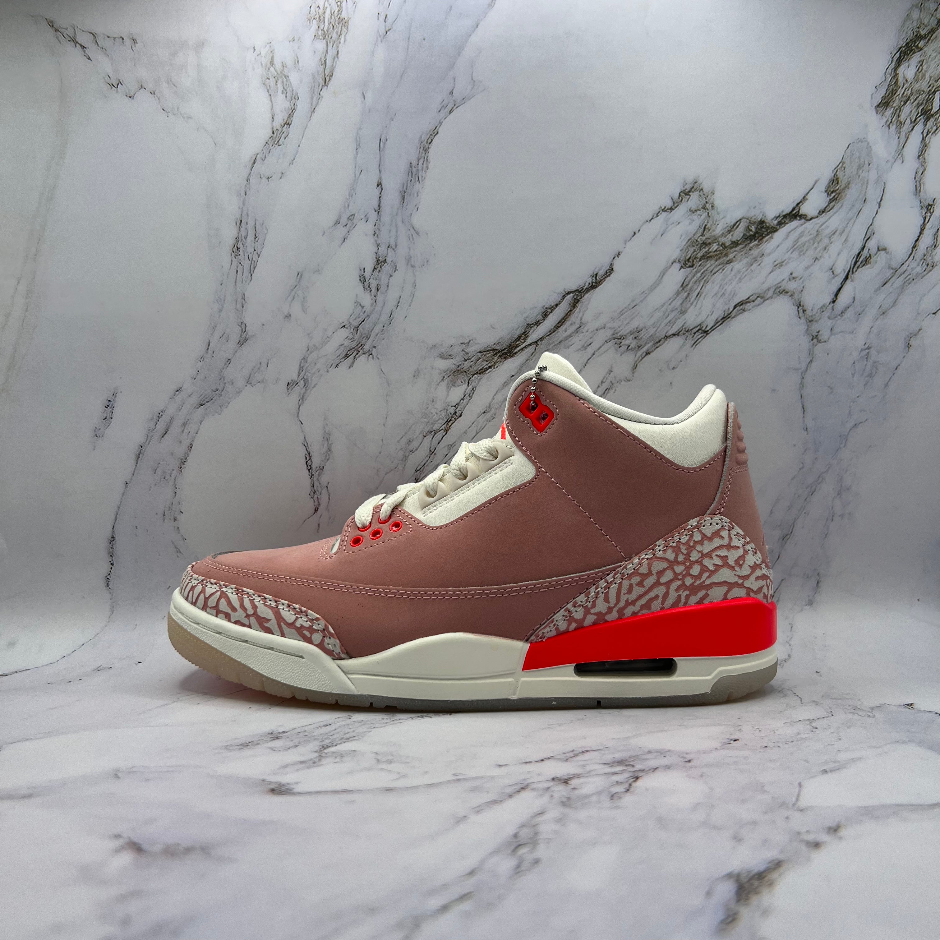 Jordan Retro 3 Womens Rust Pink