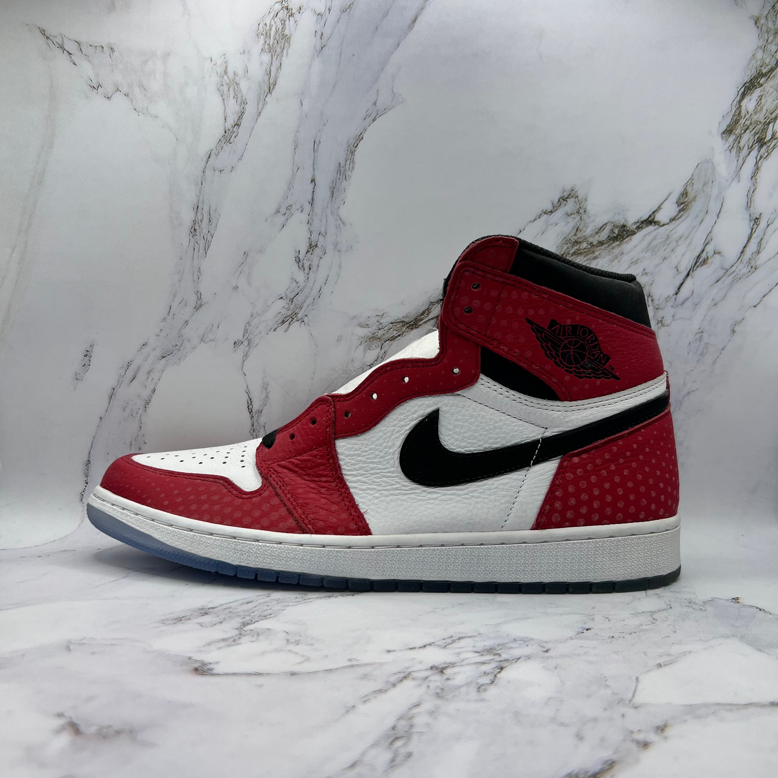 Jordan Retro 1 High Og Mens Spiderman Origin Story