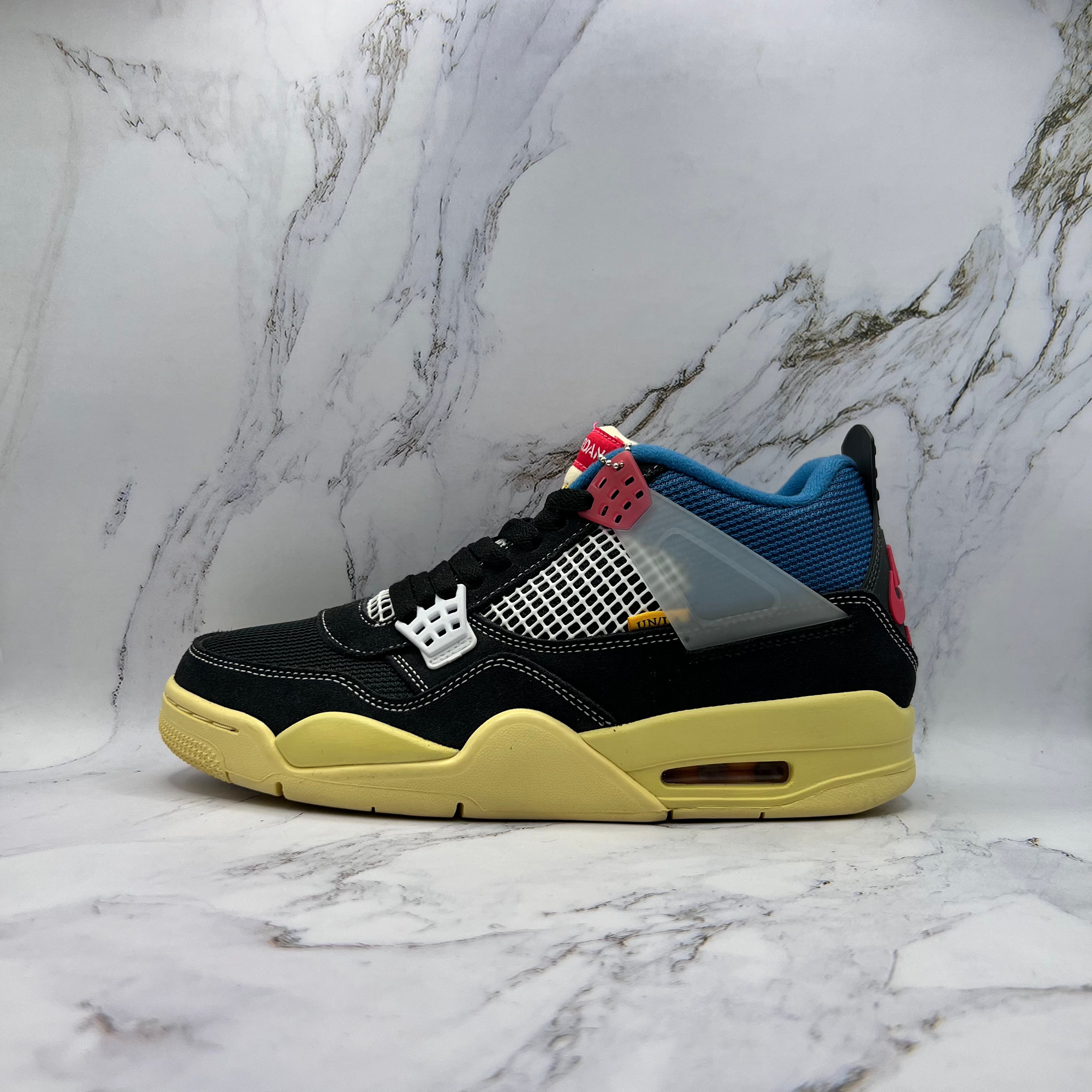 Jordan Retro 4 Mens Union Noir